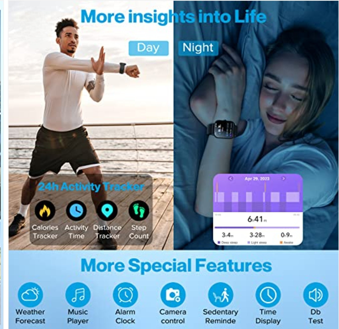 Aptkdoe Smartwatch Damen Herren mit Bluetooth Anrufe, 1.85 Zoll Voll Touch Screen Smart Watch, 112 Sportmodi Fitnessuhr, IP68 Wasserdicht Sportuhr mit Schrittzähler Schlafmonitor für iOS und Android
