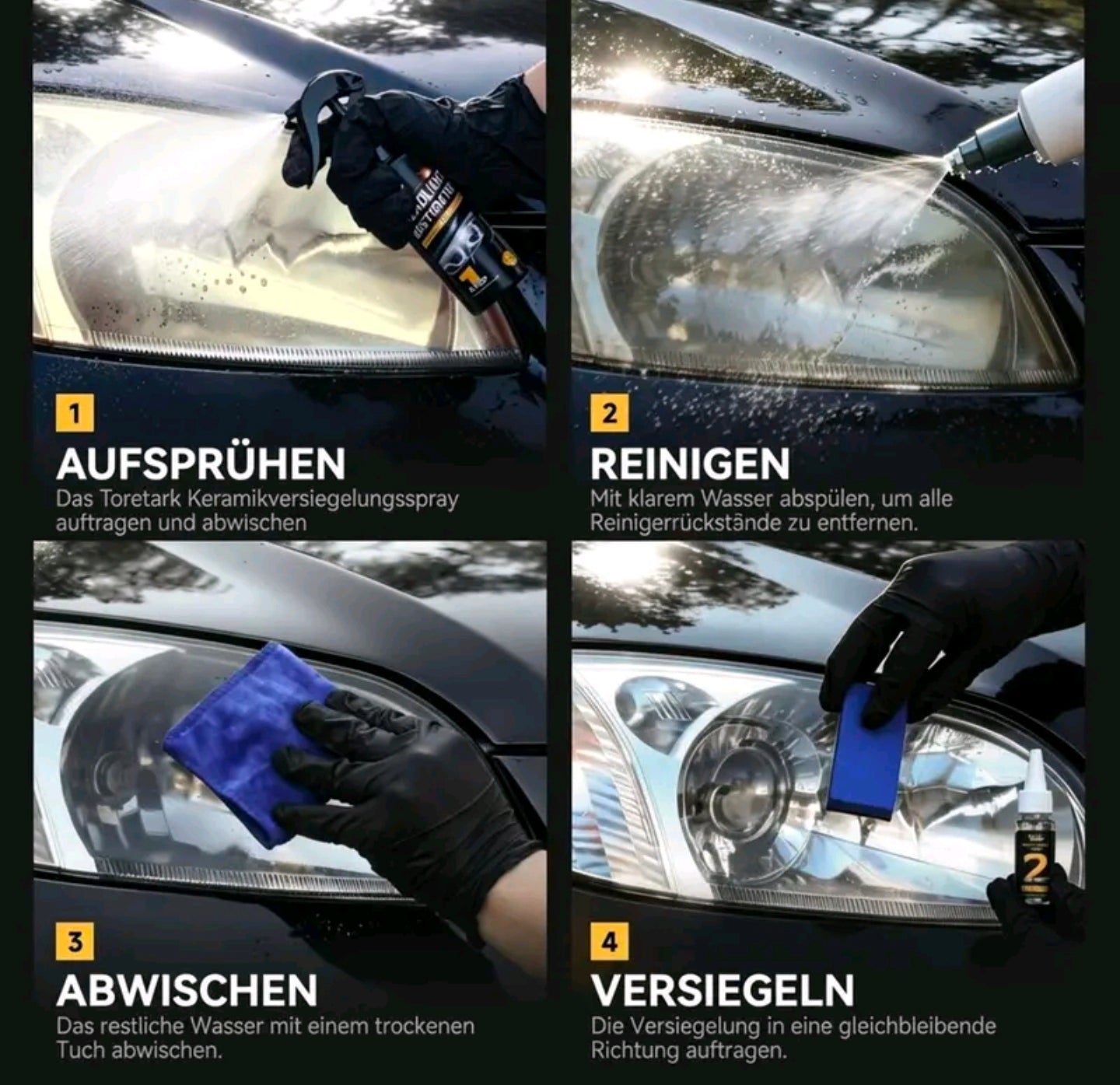 Scheinwerfer Aufbereitung