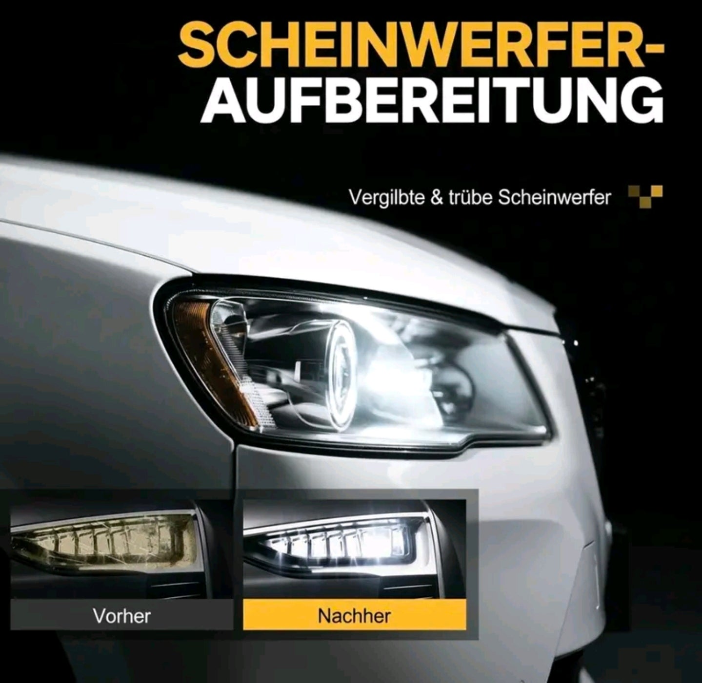 Scheinwerfer Aufbereitung