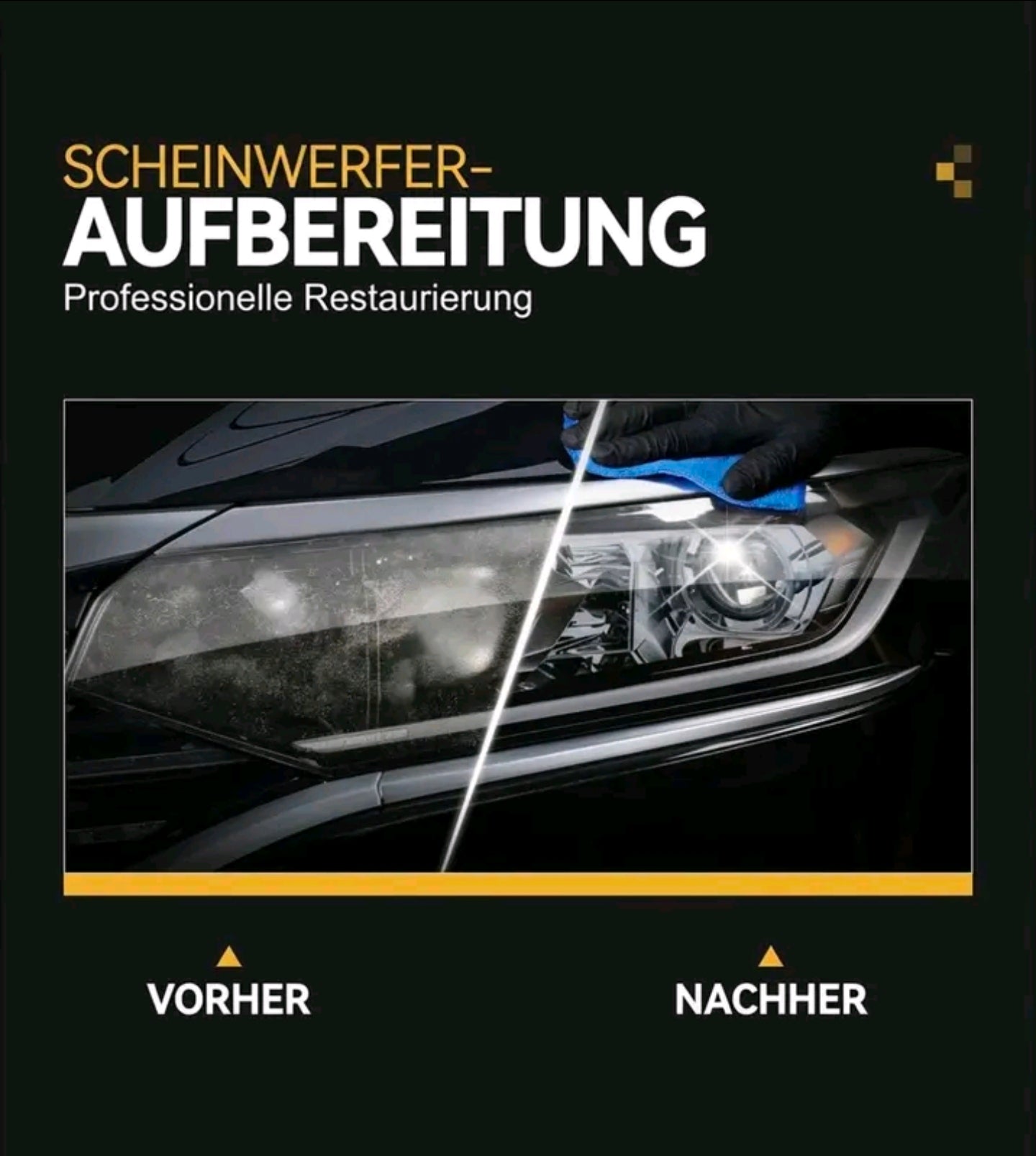 Scheinwerfer Aufbereitung