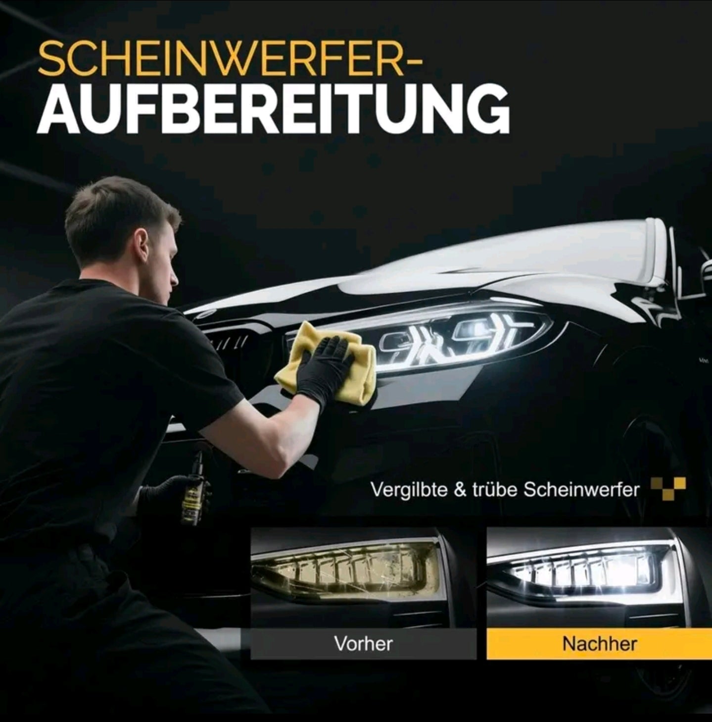 Scheinwerfer Aufbereitung